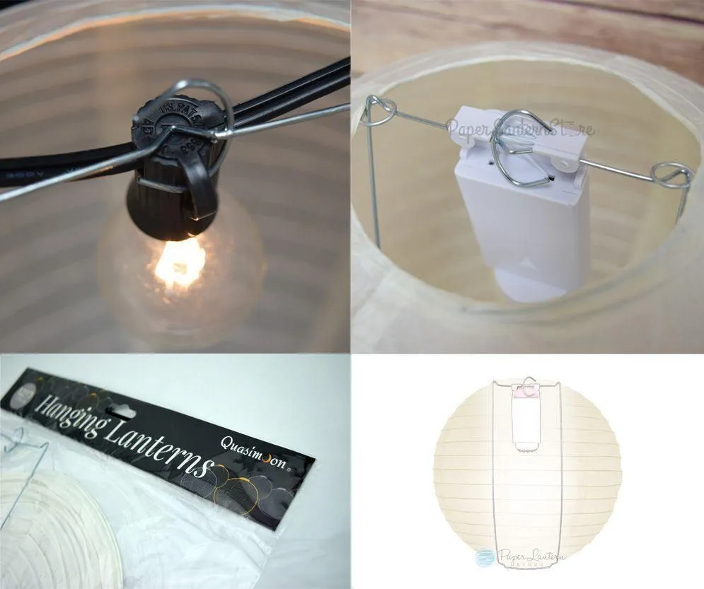 24 Inch Dusty Sand Rose Free-Style Ribbing Round Paper Lantern