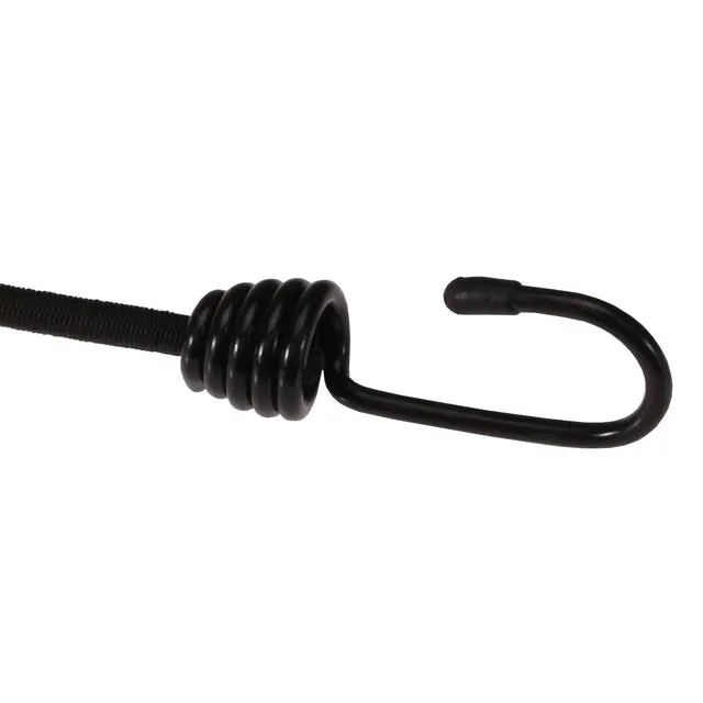 3/8" x 18" Black Bungee Cords (bundle of 10) - 9mm