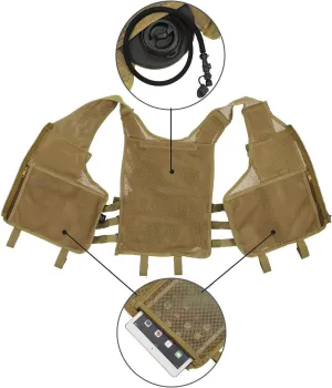 600D Tactical Airsoft Protective Vest for CS, Paintball Shooting