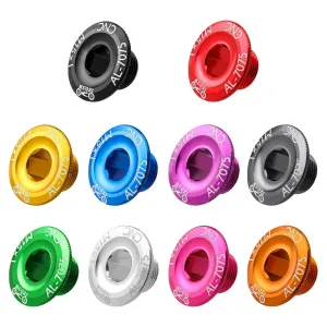 Bike Crankset Bolts Arm Sturdy Bicycle Crank Cover for BMX Mountain Bikes