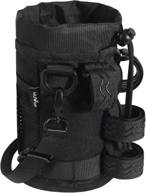 Bike Cup Holder, Water Bottle Holder Handlebar with Mesh Pockets, Universal Cycling Bicycle Water Bottle Drink Cup Cage for Cruiser, Scooter, Mountain, Road Bike, Wheelchair