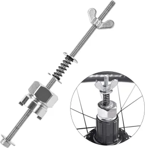 Bike Freehub Remove Install Tool, Stainless Steel Bicycle Freehub Body Removal Tool, Bike Free Hub Quick Disassemble Tools for MTB Road Bikes Bike Repair Accessory