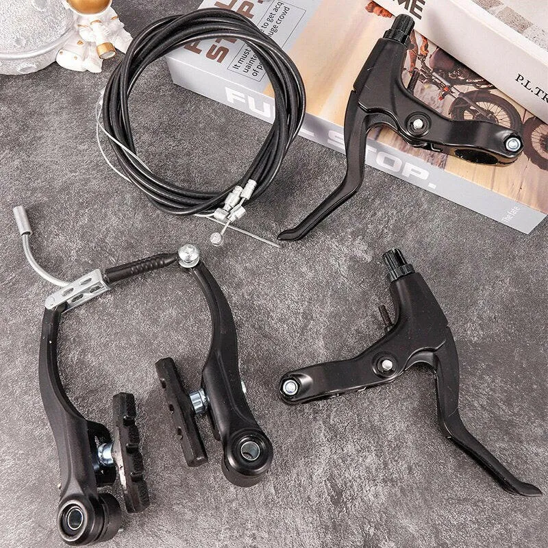 Complete Mtb Alloy Bicycle Mountain Bike V Brake And Lever And Cable (Front   Rear) Set Brake Sensitivity Mtb Bike Componentes