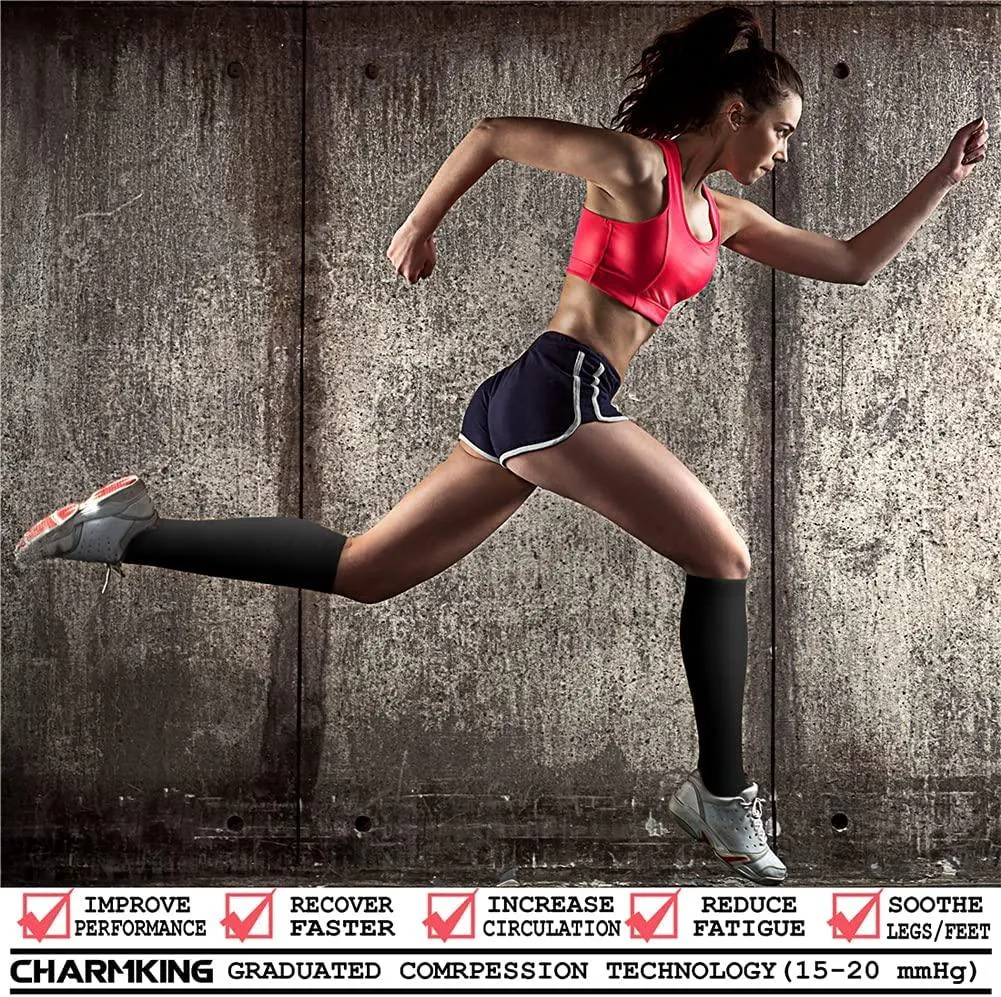 Compression Socks (3 Pairs) 15-20 mmhg is BEST Athletic & Medical for Men & Women