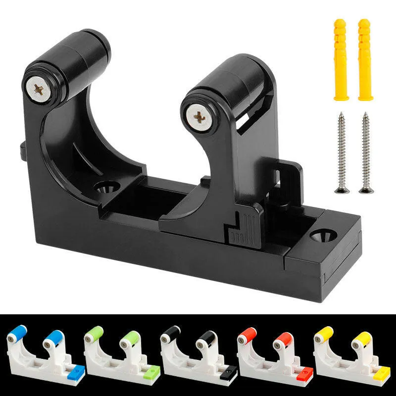 Deemount Mount Bike Hooks Adjustable Bicycle Wall Holder Rack Buckle Hanger Horizatal Vertial Storage Fits1.0-2.8 inches Tube