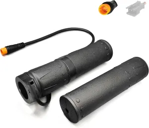 Ebike Twist Throttle WUXING 158X Right Handle Twist Throttle Electric Bicycle Scooter for 24V 36V 48V 60V 72V E Bike Conversion Parts