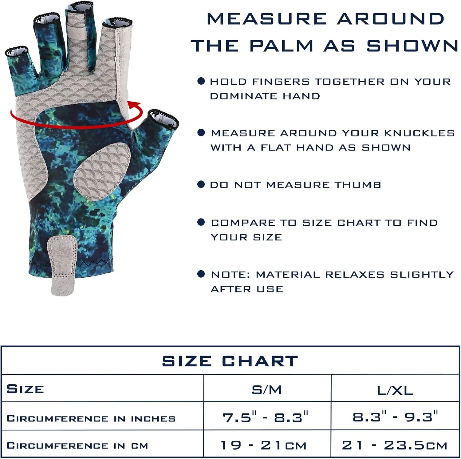 KastKing La Sal Fishing Gloves UPF50  Sun Gloves UV Protection Fingerless Gloves Men Women for Outdoor, Kayaking, Rowing, Paddling, Canoeing, Hunting