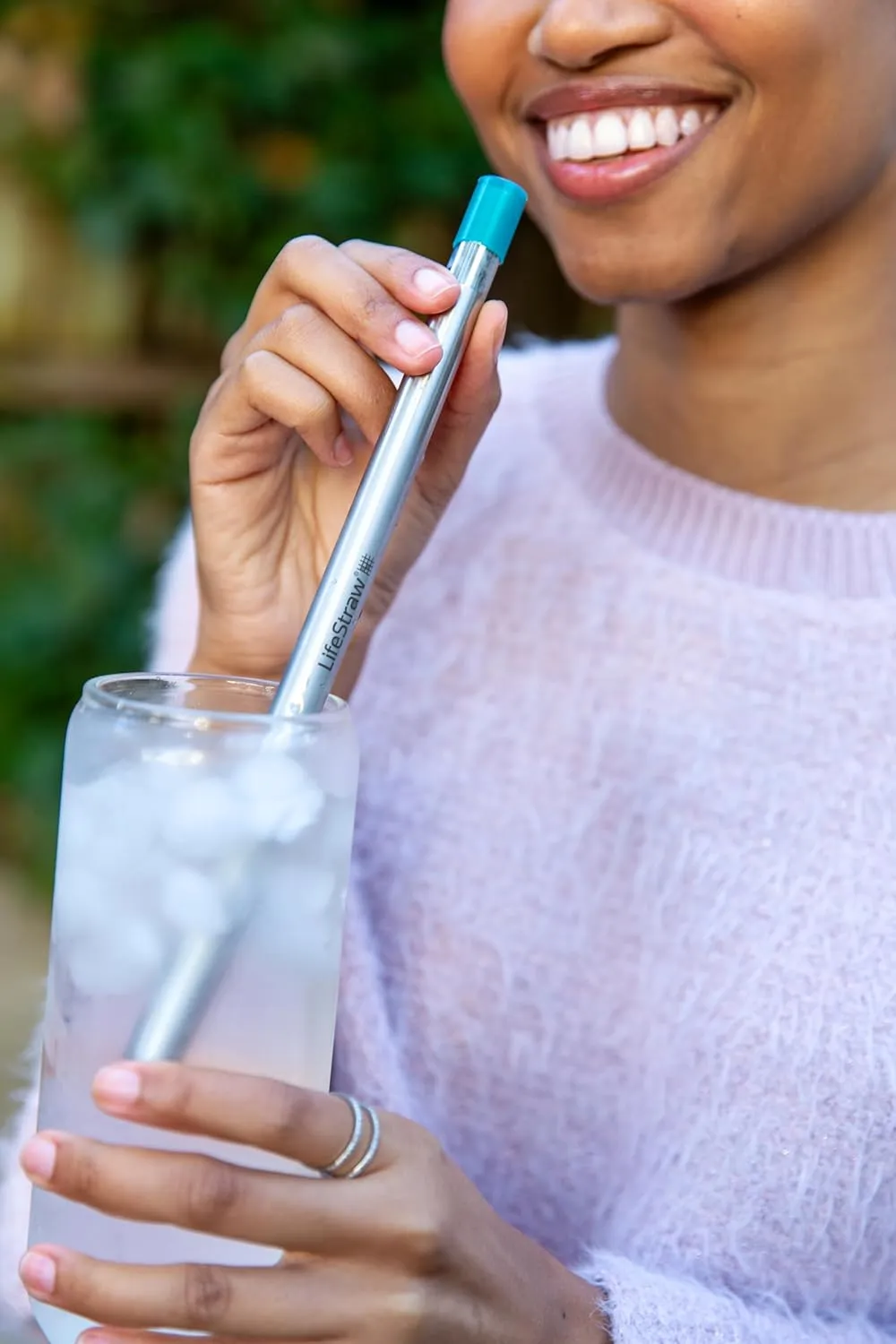 LifeStraw Sip  Reusable Stainless Steel Water Filter Drinking Straw