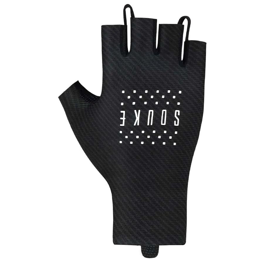 Road Bike Half Finger Cycling Gloves for Men and Women-ST1904-Black
