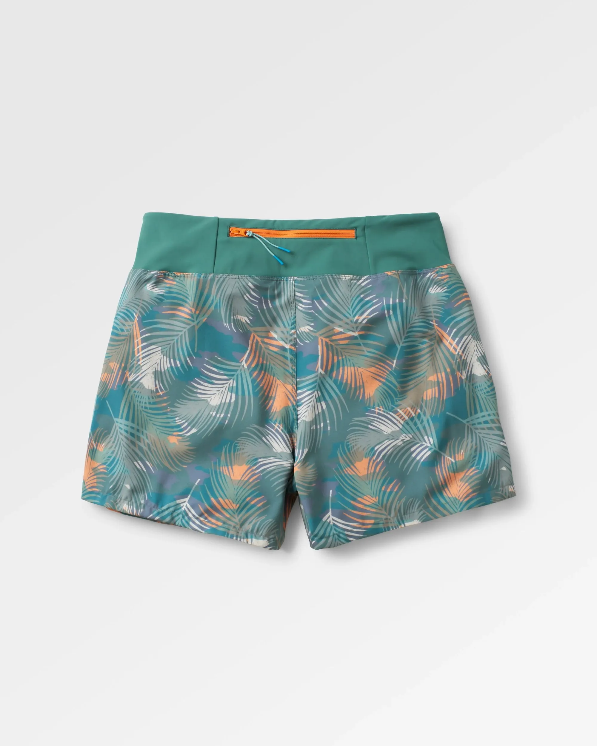 Roundtrip Recycled All Purpose Trail Short - Palm Camo Deep Sea