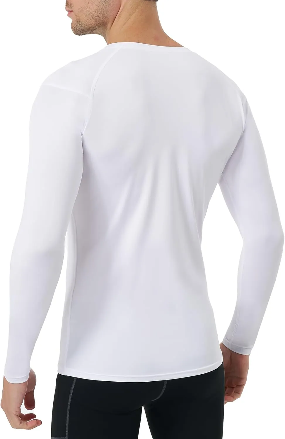Runhit Long Sleeve Compression Shirts for Men, UPF 50  Men's Compression Shirts, Running Athletic Workout Base Layer