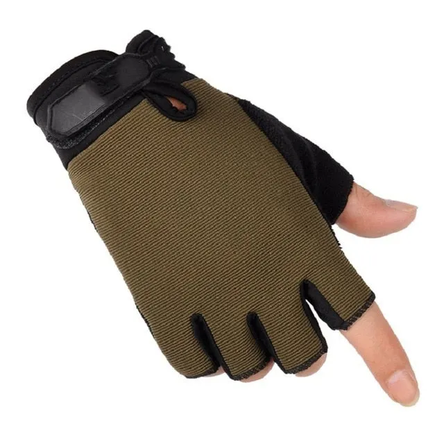 Tactical Gloves Summer Men&#39;s Lightweight Breathable Outdoor Cycling Fishing Sports Non-Slip Women Full Finger Glove Half Finger