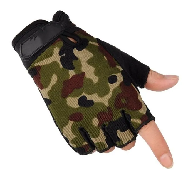 Tactical Gloves Summer Men&#39;s Lightweight Breathable Outdoor Cycling Fishing Sports Non-Slip Women Full Finger Glove Half Finger