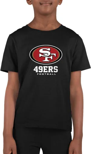 Team Fan Apparel Youth NFL Ultimate Fan Logo Short Sleeve T-Shirt - 100% Cotton Tagless Football Tee - Officially Licensed