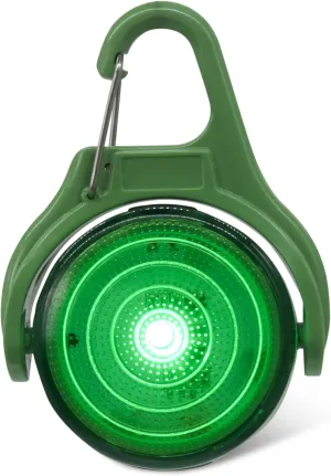 Waterproof Safety Light | Bright LED Clip-On Flashing Light for Swimming, Paddleboarding and All Outdoor Activities | Rechargeable (Green)