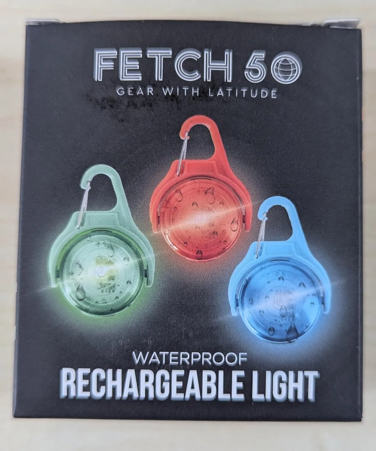 Waterproof Safety Light | Bright LED Clip-On Flashing Light for Swimming, Paddleboarding and All Outdoor Activities | Rechargeable (Green)