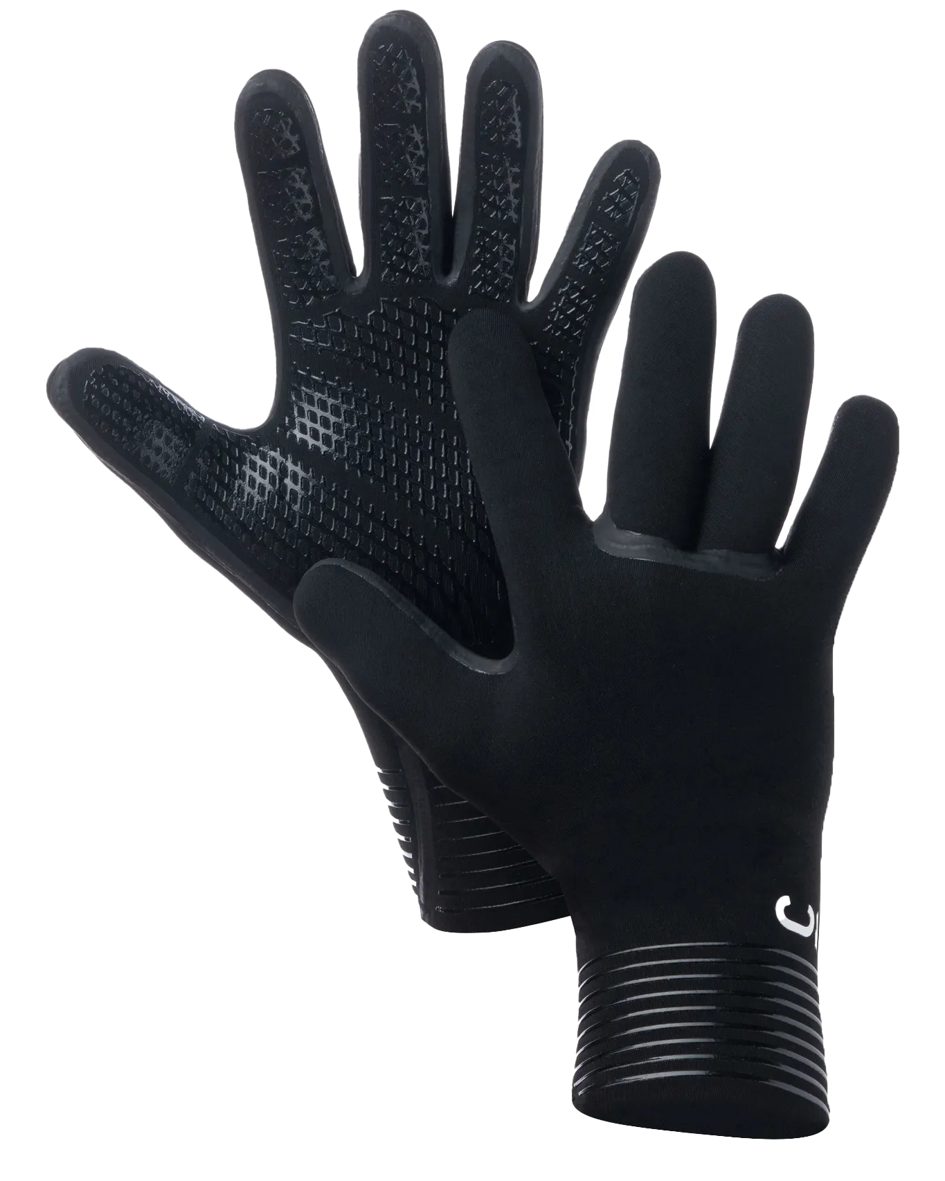 Wired 3mm Wetsuit Gloves in Black