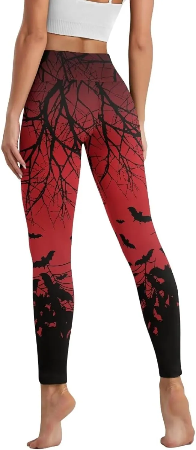 YEXIATODO High Waisted Yoga Pants for Women Tummy Control Workout Leggings Bootleg Yoga Leggings