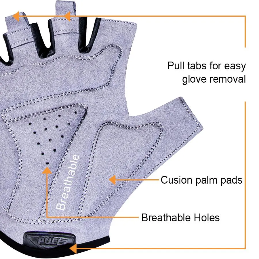 Zol Tour Cycling Gloves Half Finger Breathable Comfort Pads